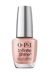 OPI Infinite Shine Nail Polish - Werkin' Shine to Five - Gel Like & Long Lasting Metallic Pink Nail Polish - with Pre-Cured Gel Technology & OPI Pro-Wide Brush (15ml)