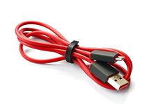 Asobilor Red USB Cable Charger Power Charger for Beats by Dr.Dre Solo Wireless Headphones