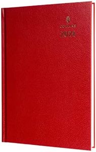 Collins Debden Standard Desk 2024 Diary A4 Day to a Page Business Diary - Business Planner and Organiser - January to December 2024 Diary - Daily - Red - 44.15-24