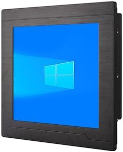 IP68 Full Waterproof 12.1 Inch Industrial All in One Panel PC, Resistive Touch Screen, J1900, Windows 11 / Linux Ubuntu, HUNSN PW18, 2 x RS232, RS485, 2 x LAN, 3 x USB, 12-24V DC, 8G RAM, 128G SSD