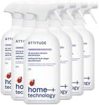 ATTITUDE All-Purpose Cleaner Disinfectant 99.99%, Eliminates Bacteria, Germs and Viruses, Multi-Surface Products, Vegan, Naturally Derived Multipurpose Cleaning Spray, Thyme and Lavender, 800 mL