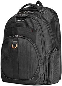 EVERKI Atlas Business Laptop Backpack, 11-Inch to 15.6-Inch Adjustable Compartment, Men or Women, Travel Friendly (EKP121S15), Black