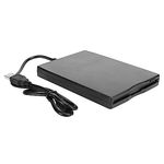 Domigard 3.5" USB Floppy Drive, External Floppy Drive Disk, Portable Card Reader Computer Accessory External Removable 1.44MB FDD for Windows 10/7 / VISTA/for Windows 8 / XP/ME / 2000 / SE / 98