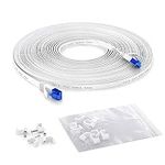 Flat Cat 6 Ethernet Cable 50ft with