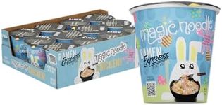 RAMEN EXPRESS LIMITED EDITION Magic Noodle Chicken Flavor Instant Ramen Cup, (Pack Of 12) | Animal-free Ramen Noodles | All Plant-based | Made in U.S. with finest American flour