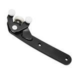 Hoypeyfiy Sliding Door Roller Guide Hinge Bottom Lower Left Passenger side Replacement for Caddy 2004-2010 Replaces 2K0843397