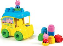 Clementoni - Clemmy - Peppa Pig Bus with Soft Blocks for Toddlers, Constructions for Babies 18+ Months, 17248