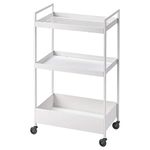 Ikea NISSAFORS Trolley, White 50.5x30x83 cm (19 7/8x11 3/4x32 5/8")