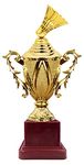 Be Win Winner Golden & Fiber Shuttle Cock On Cup Trophy for Badminton Compitetions, Badminton Events & Functions