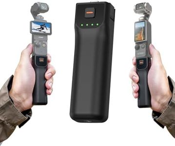LKTOP 5000mAh Battery Handle for DJI Osmo Pocket 3 / Pocket 4, Xtra Muse, 22.5W Fast Charging Battery Grip, Up to 6H Runtime, 1/4" Thread