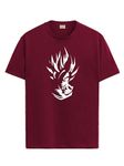 ADRO Tshirt for Men | Printed T shirt for men | 100% Cotton T-shirt |Printed T shirt | T-shirts | RN24-GOK-MR-XL Maroon