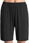 Latuza Women's Soft Sleep Pajama Shorts, Black a, 3X-Large Plus