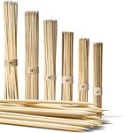 DEERA 5MM Bamboo BBQ SKEWERS-14 INCH-Pack of 100