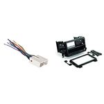 Metra 70-5520 Radio Wiring Harness + SCOSCHE 1995-Up Ford/Mercury/Lincoln/Mazda Double DIN and DIN with Pocket