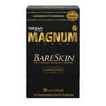 TROJAN Magnum BareSkin Lubricated Latex Condoms, 10 Count