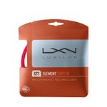 Luxilon Element IR Soft Tennis String, 12.2 m, Red, 1.27 mm,