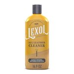 Lexol Leather Cleaner, pH-Balanced for Use on Leather Apparel, Furniture, Auto Interiors, Shoes, Handbags and Accessories, 16.9 oz