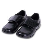 M.V.DIABETES HEALTHCARE Special Diabetic Shoes for Men | Men's Diabetic & Orthopedic Shoe | Comfortable with Soft Sole Ultra-Lightweight Shoe Crocodile - Black Size (12)