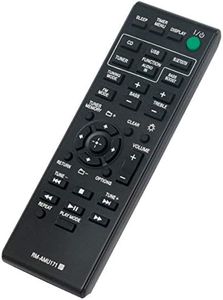 RM-AMU171 Replacement Remote Control fit for Sony Hi-Fi Stereo Audio System CMT-BT60 CMT-SBT100 CMT-BT60B CMT-BT80W HCD-SBT100B CMT-BT80WB CMT-SBT100B CMT-SBT300W CMT-SBT300WB HCD-SBT100 HCD-SBT300W
