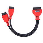 Exctool 12+8 Pin Connector to OBD2 Adapter Security Bypass Cable for SGW-Equipped FCA Vehicles for Diagnostics, Coding and Programming, Compatible with JScan App