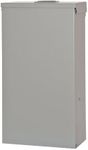 Siemens TL37US Talon Temporary Power Outlet Panel with a 20 and 30-Amp Receptacle Installed, Unmetered, Gray