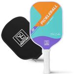 YC DGYCASI 16mm Pickleball Paddles Professional, USAPA Approved, T700 Carbon Fiber Pickleball Paddle Thermoformed, High Grit & Spin, 5.5” Elongated Handle, Handle Girth 4.25”, 8.3oz, with Cover Case