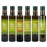 Olive Oil Extra Virgin by OliveOlive - First Cold Pressed Olive Oil from Cyprus - Hand Picked Olives - Food Gift - Infused Olive Oil Mixed Case 6 x 250ml