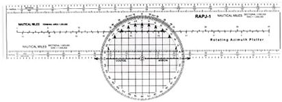 Aviation Plotter Aviation Slide Rule with 8 Functions for Pilot Student Accessories Rotating Azimuth Plotter, WAC Charts, Air Navigation Plotter for Navigational Usage