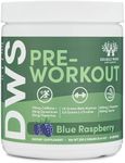 Pre Workout Powder for Men & Women (30 Servings of Caffeine, Beta Alanine, L-Citrulline, Dynamine, L-Theanine, Taurine, Theacrine, & More) Preworkout Powder with Scoop by Double Wood (Blue Raspberry)