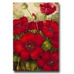 Trademark Fine Art Poppies II by Master's Art Canvas Wall Art, 30 x 47-Inch