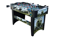 BOOT BOY Foosball Table II 48' Indoor Table Football Game for Adults & Kids II Attractive 3D Football Themed Graphics II Strong & Sturdy Soccer Table II W/6 Balls