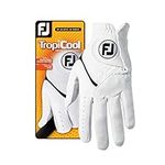 FootJoy TropiCool Gloves, White, La