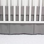 CaSaJa Microfiber Baby Crib Skirt w
