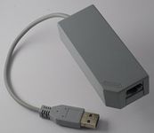 WII LAN Adapter From Intec with Ethernet Cable