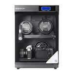 Andbon AD-30C 30 Liters Capacity Digital Display Dry Cabinet (Black) with Humidity Controller | Steel