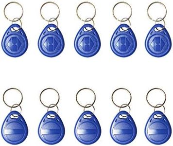 ETEKJOY 10 PCS Writable 125kHz RFID Key Fob Proximity ID Card Token Tag Rewritable T5577 Universal