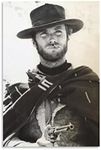 GUIXIN Clint Eastwood Famous Director Poster (2) Canvas Art Poster And Wall Art Picture Print Modern Family Bedroom Decor Posters 24x36inch(60x90cm)