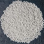 Tonmp 3 Pounds Round Ceramic Beads Ball Sphere Pellets Tumbling Ceramic Filler Media for All Type Tumblers (6 mm)