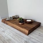 Handcrafted Live Edge Large Sustainable Acacia Wood Professional Chef Chopping Board *Available in 2 Sizes* (Extra Large)