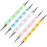 5PCS Nail Dotting Pen Marbleizing D