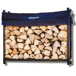 Woodhaven 5 Foot Firewood Rack w Standard Cover