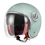 Open Face Motorcycle Helmet, 3/4 Re