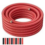 8 Gauge Wire (25ft Red), Translucen