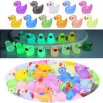 Mini Resin Duck 50Pcs Luminous Tiny