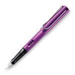 Lamy AL STAR FOUNTAIN PEN EXTRA FINE NIB BLUE CARTRIDGE AND CONVERTER Z-28 LIMITED EDITION -LILAC COLOR METAL BODY