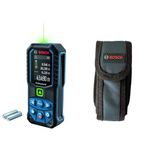 BOSCH GLM 50-23 G 50M Range Laser Distance Meter with Green Color Backlit Display, 1 Year Warranty