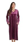 Just Love Plush Zipper Lounger Robe 6795-WINE-L