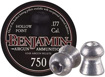 Benjamin 750-Count 0.177-Caliber Hollow Point Pellets