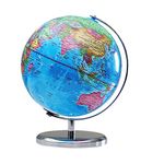 Illuminated World Globe with Stand Built- in LED Light Educational Globe Geographic Globes Night Light Nursery Deocr for Birtdhay