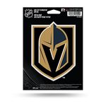 Rico VDCM9901 NHL Golden Knights Las Vegas Medium Die Cut Decal Sports Fan Home Decor, Multicolor, One Size